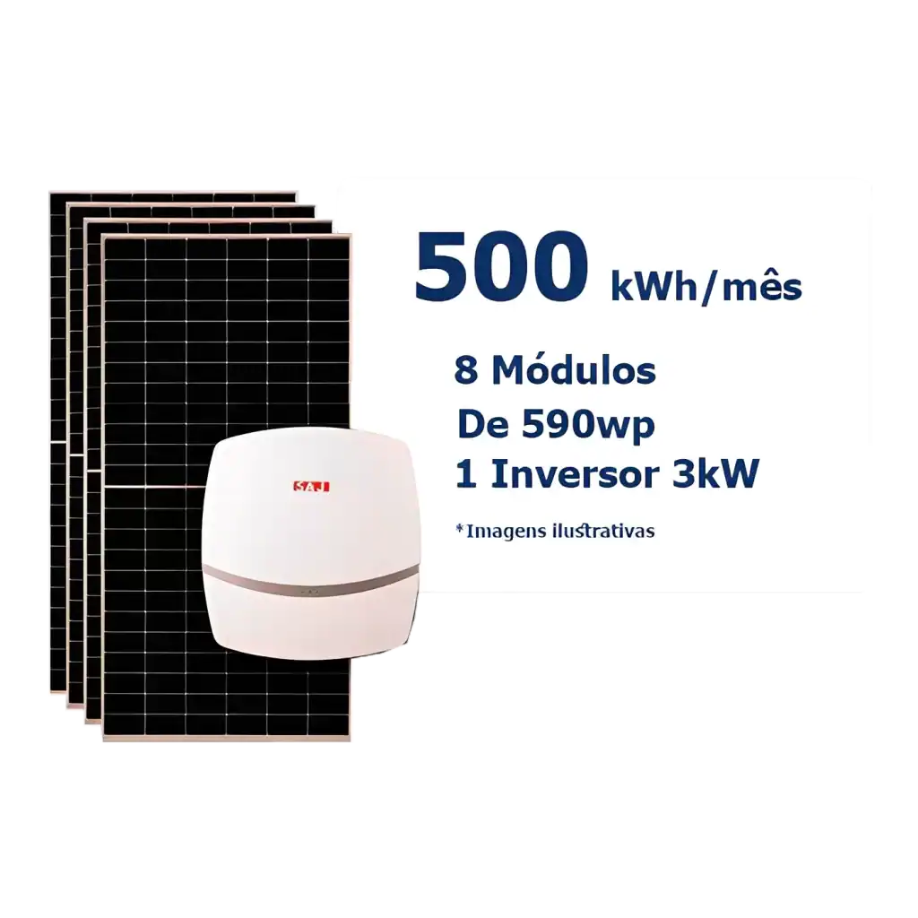 kit energia solar 500 kwh