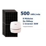 kit energia solar 500 kwh